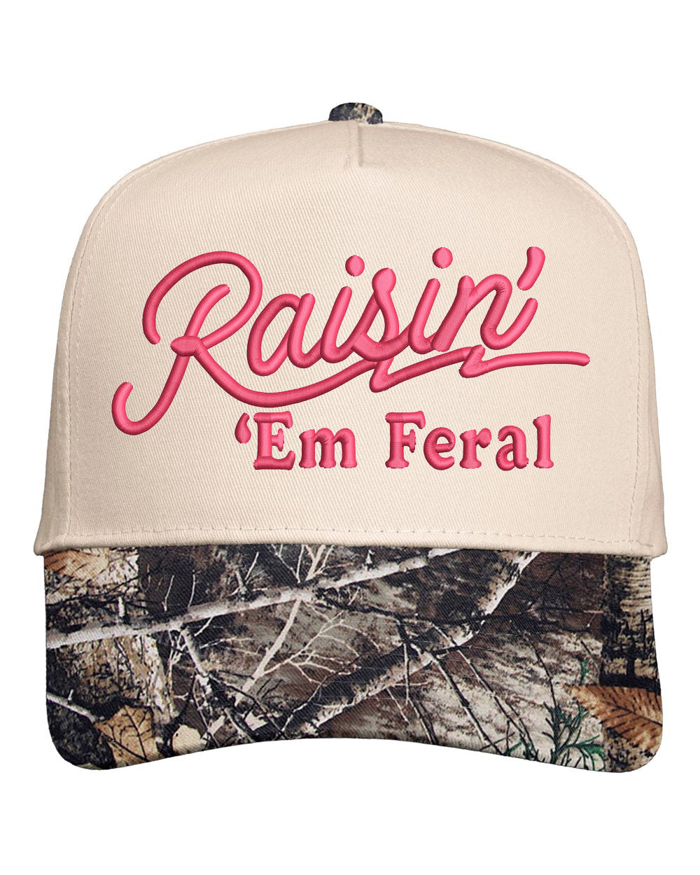 Raisin Em Feral Embroidered Snapback Cap