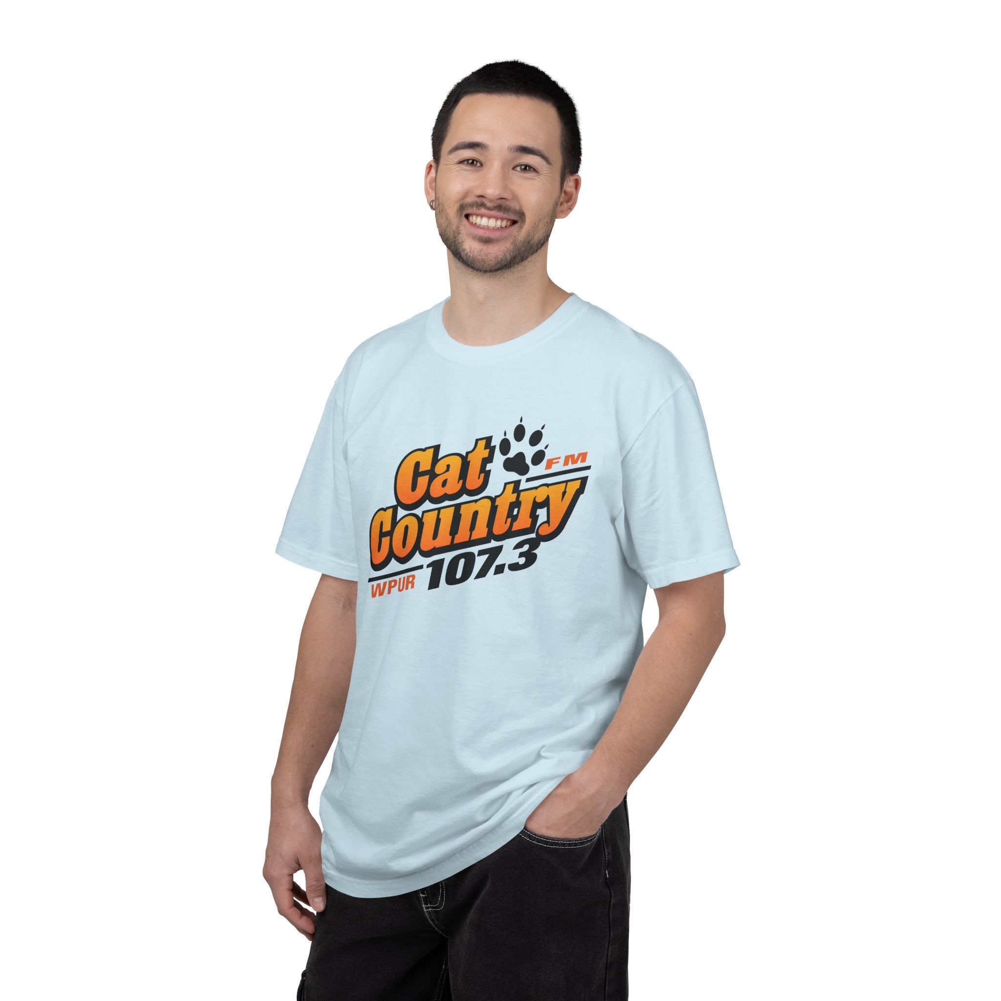 Cat Country 107.3 Unisex Garment-Dyed T-shirt