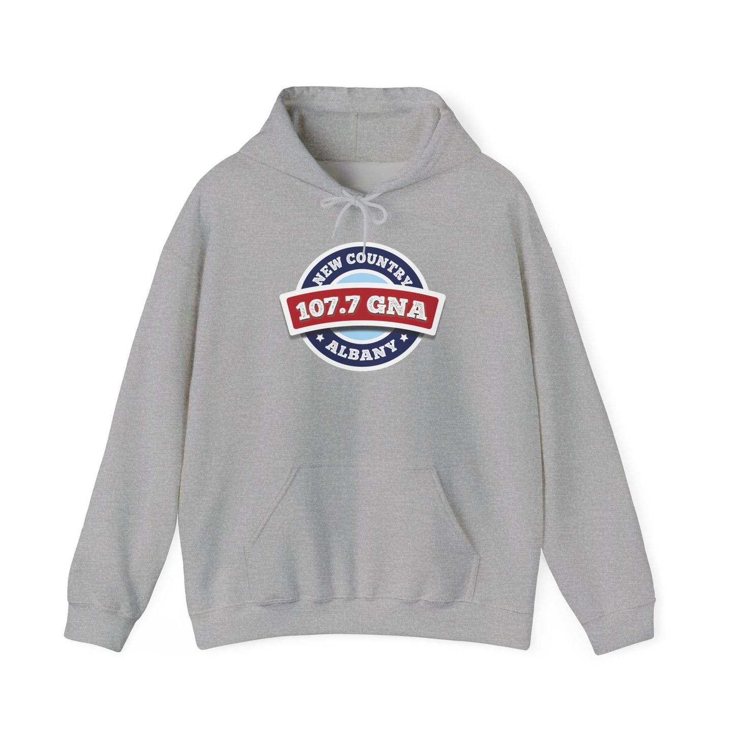 107.7 GNA New Country Unisex Heavy Blend™ Hooded Sweatshirt