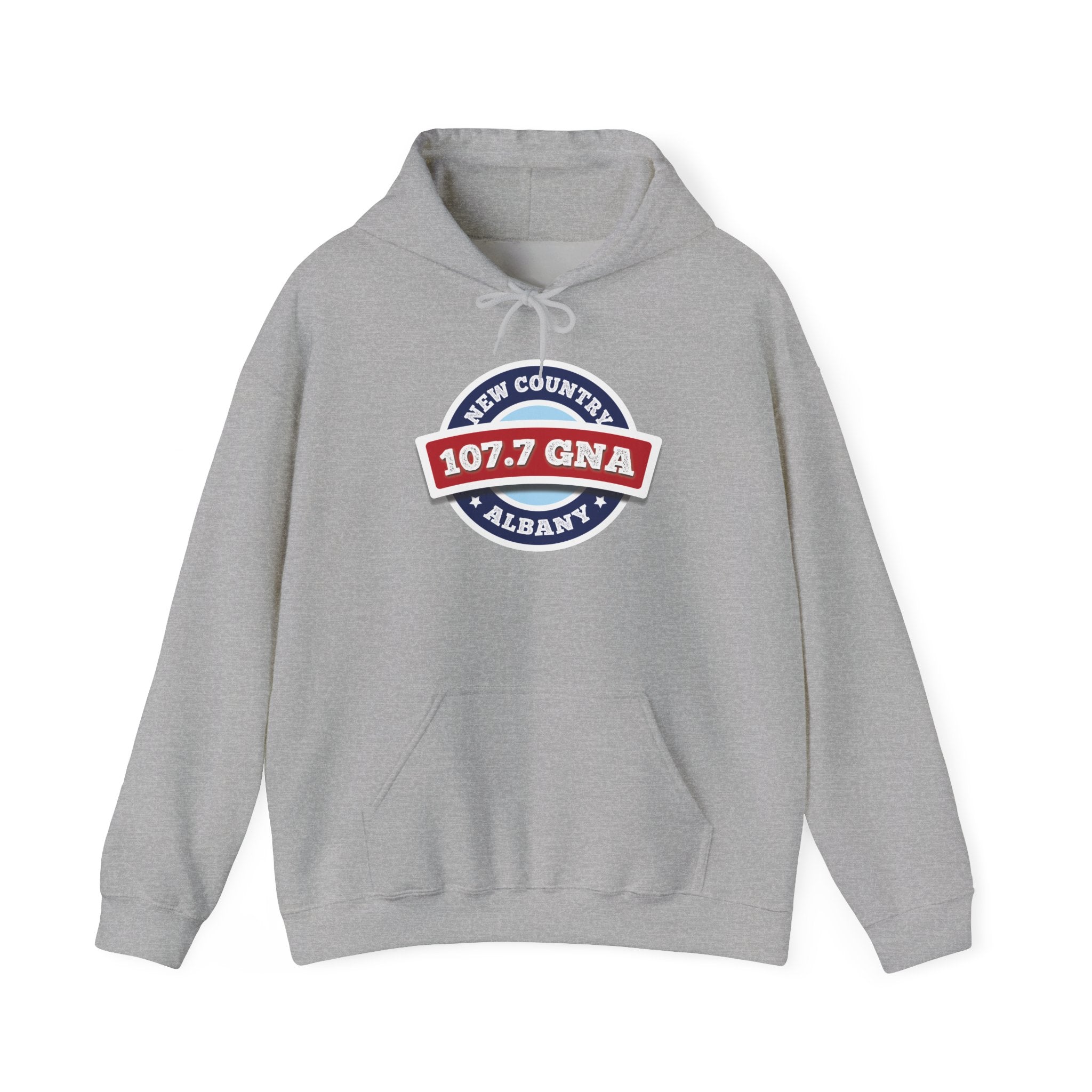 107.7 GNA New Country Unisex Heavy Blend™ Hooded Sweatshirt