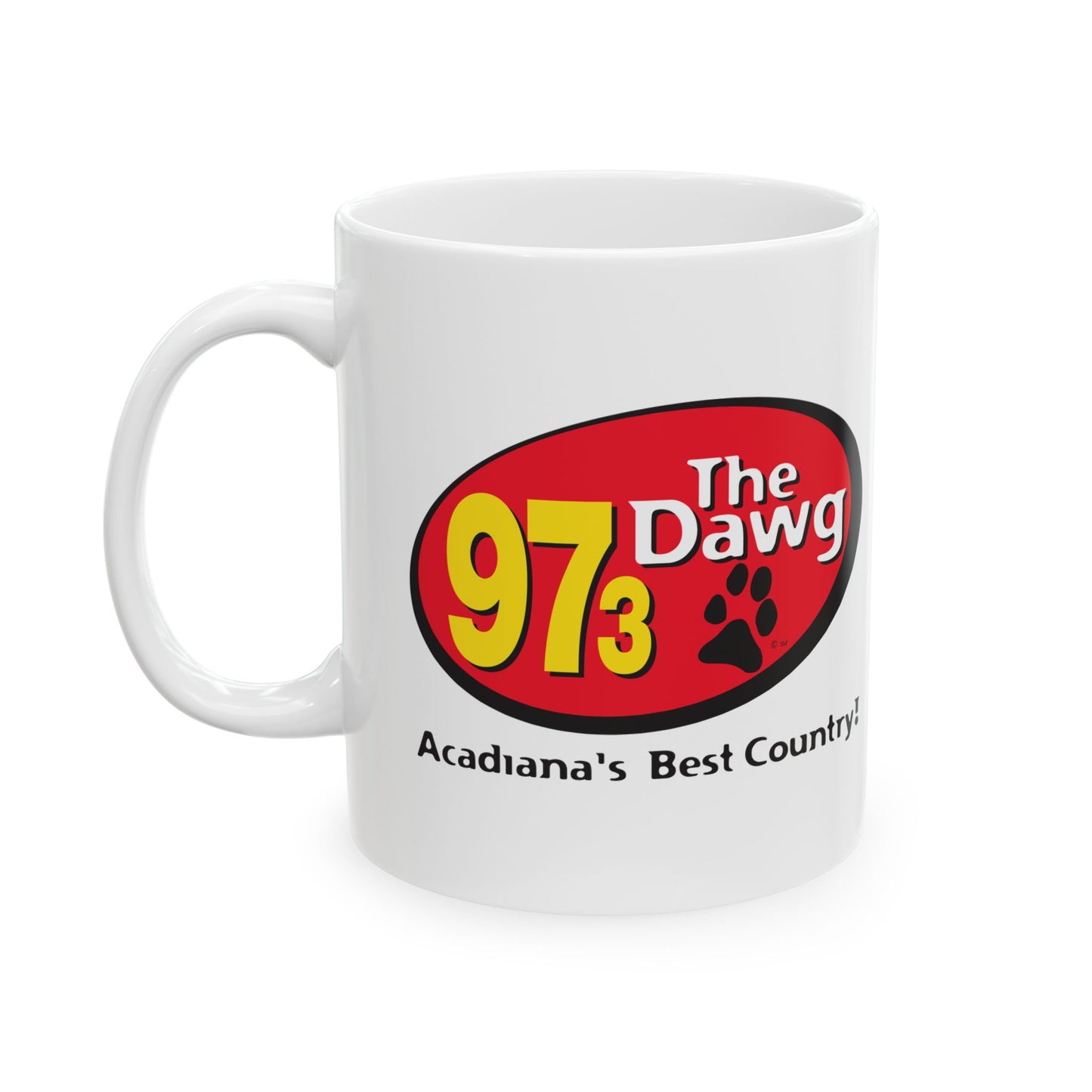 97.3 The Dawg Ceramic Mug, (11oz, 15oz)