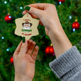 Cowboy Christmas Ornament
