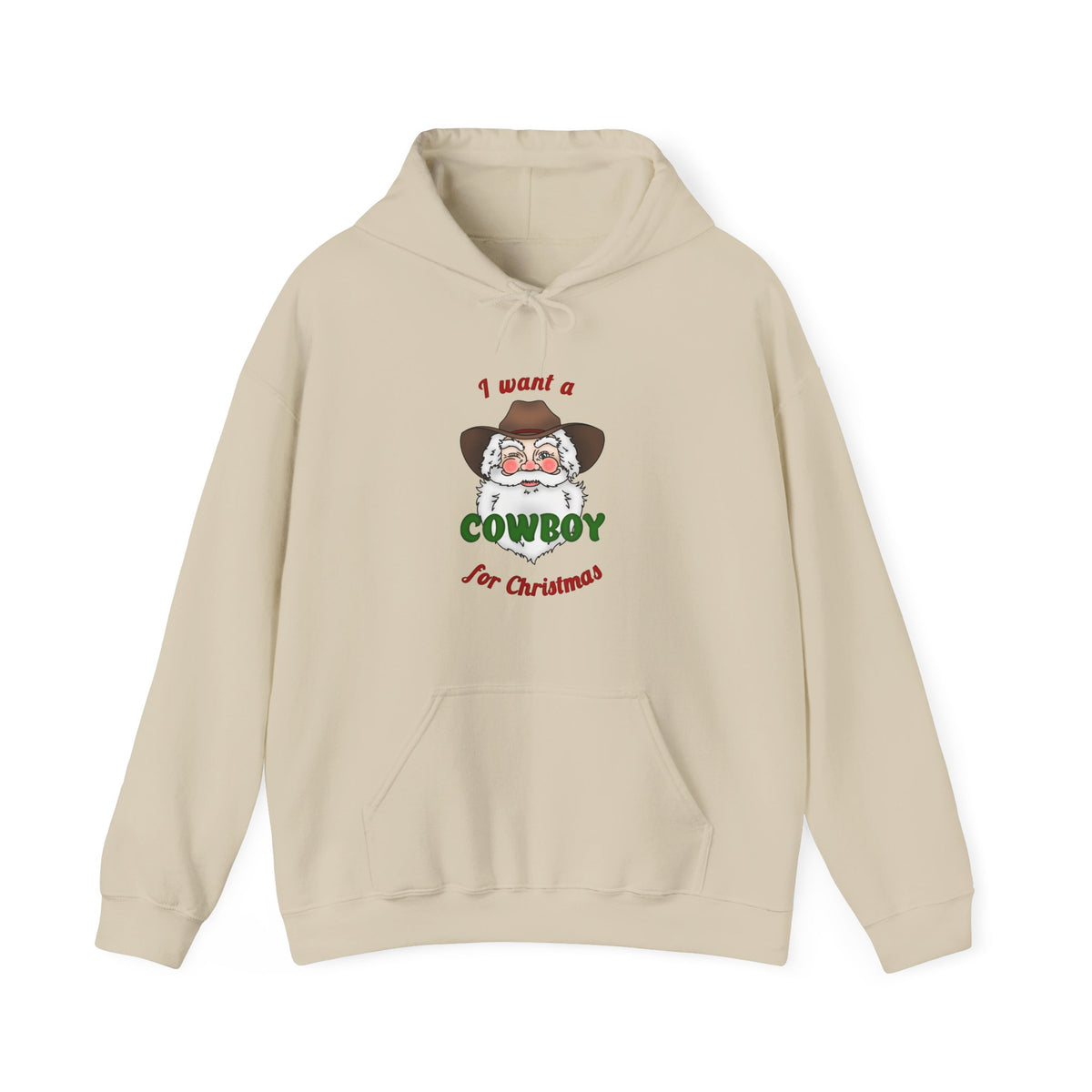 Cowboy Christmas Comfort Hoodie
