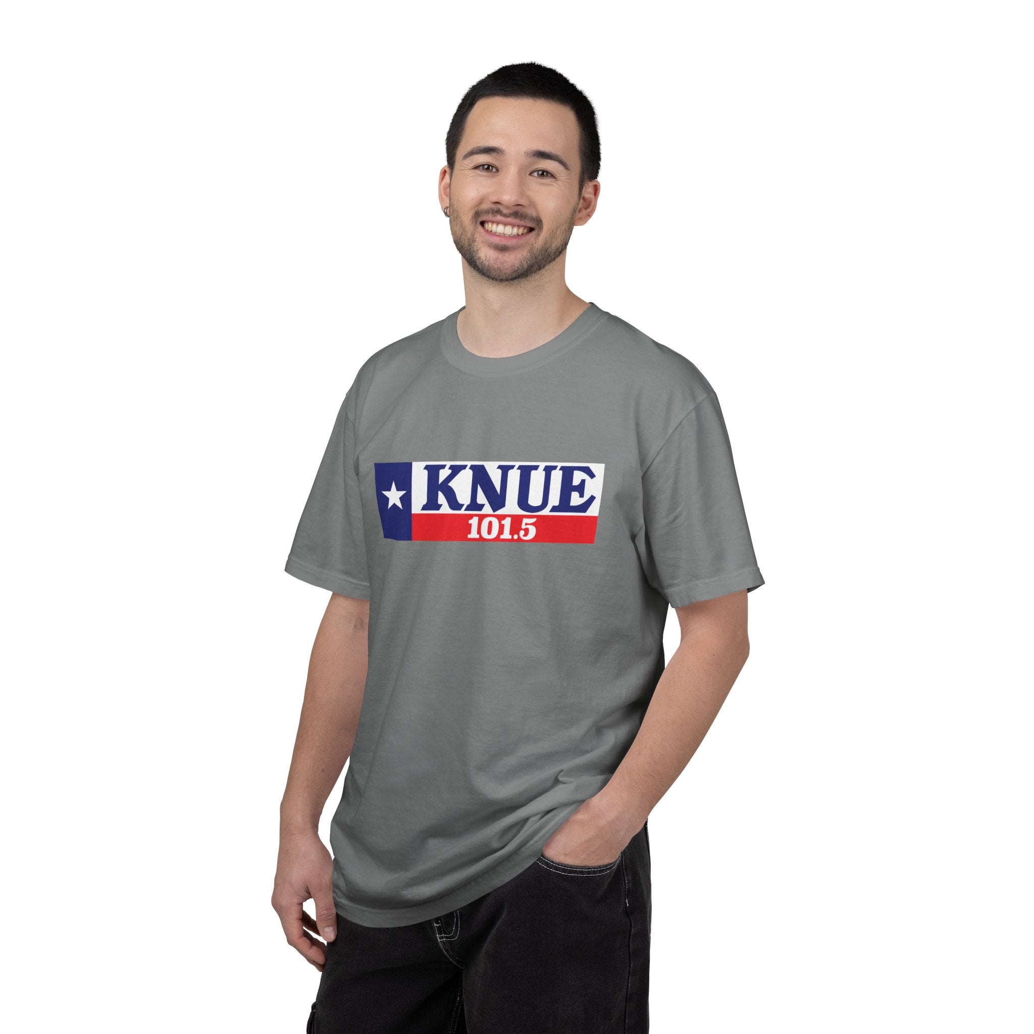 101.5 KNUE Unisex Garment-Dyed T-shirt