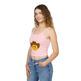 Cowboy Smiley Spaghetti Strap Tank Top