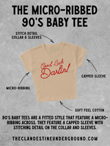 Underground Original Design: Meet Me at the Tailgate! (Red) Micro-Ribbed Baby Tee