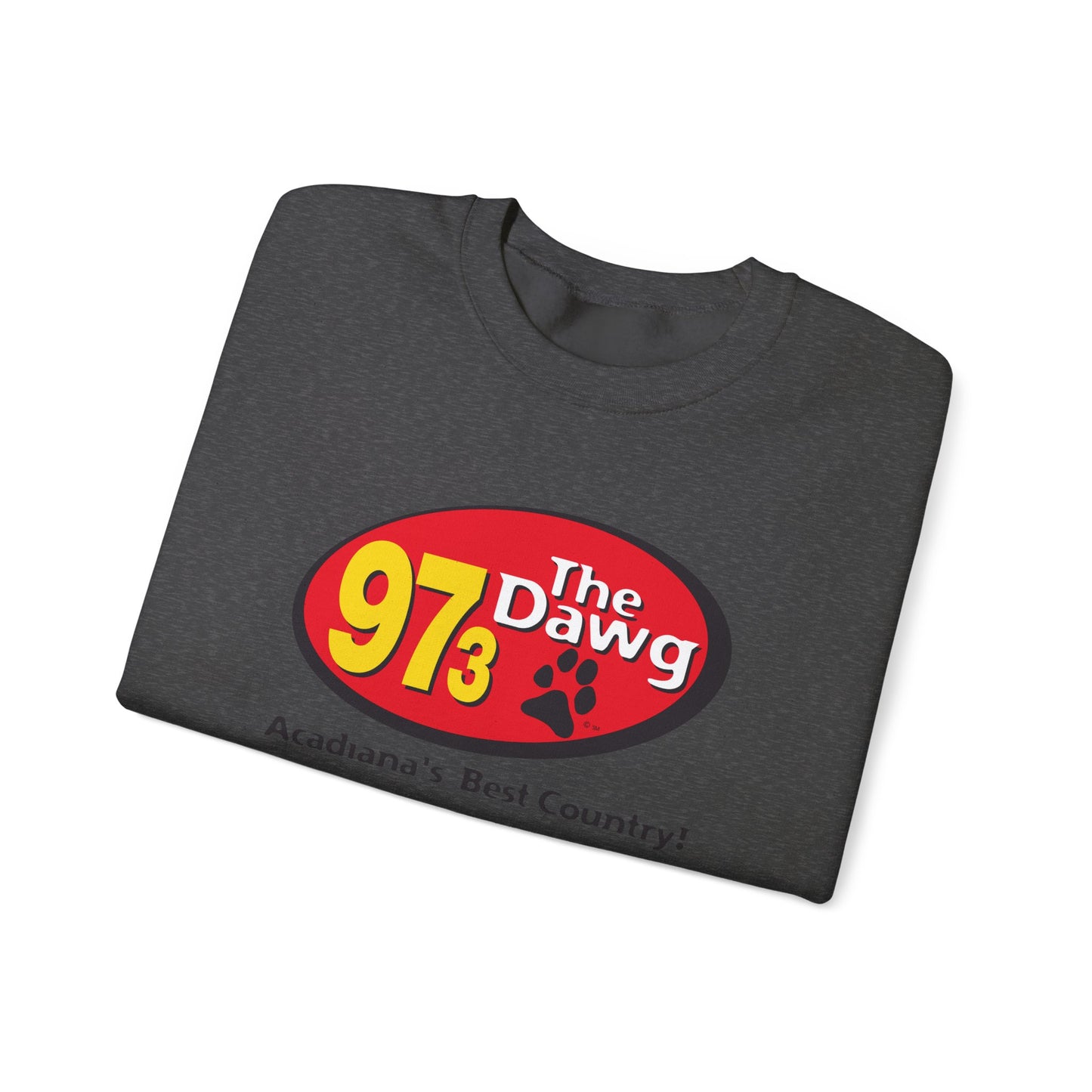 97.3 The Dawg Unisex Heavy Blend™ Crewneck Sweatshirt