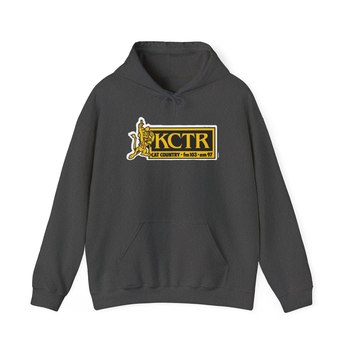 Retro Cat Country 102.9 KCTR Unisex Heavy Blend™ Hooded Sweatshirt
