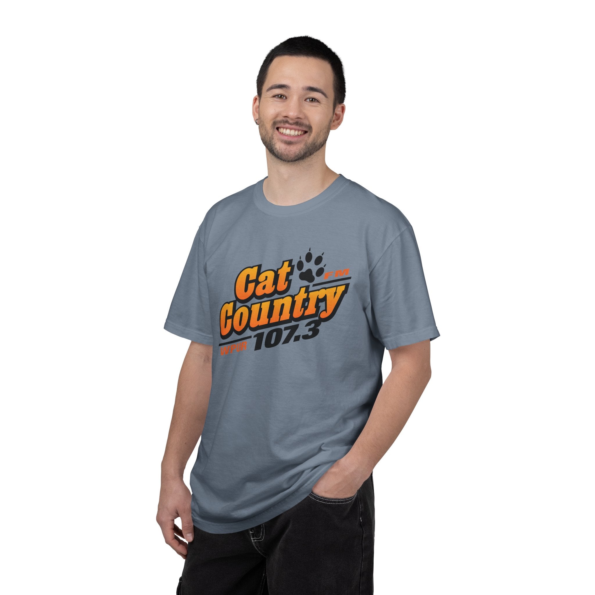 Cat Country 107.3 Unisex Garment-Dyed T-shirt