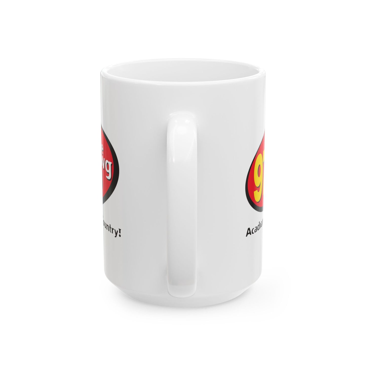 97.3 The Dawg Ceramic Mug, (11oz, 15oz)