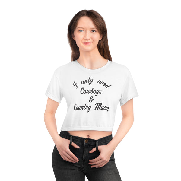 Cowboys & Country Crop Tee