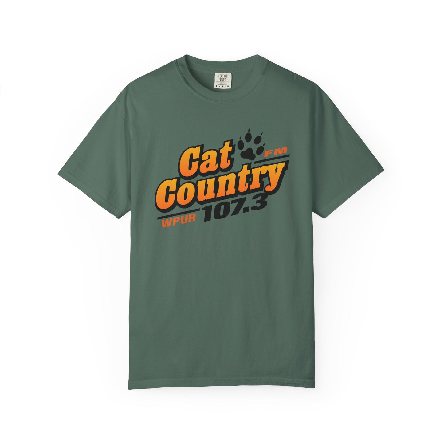 Cat Country 107.3 Unisex Garment-Dyed T-shirt