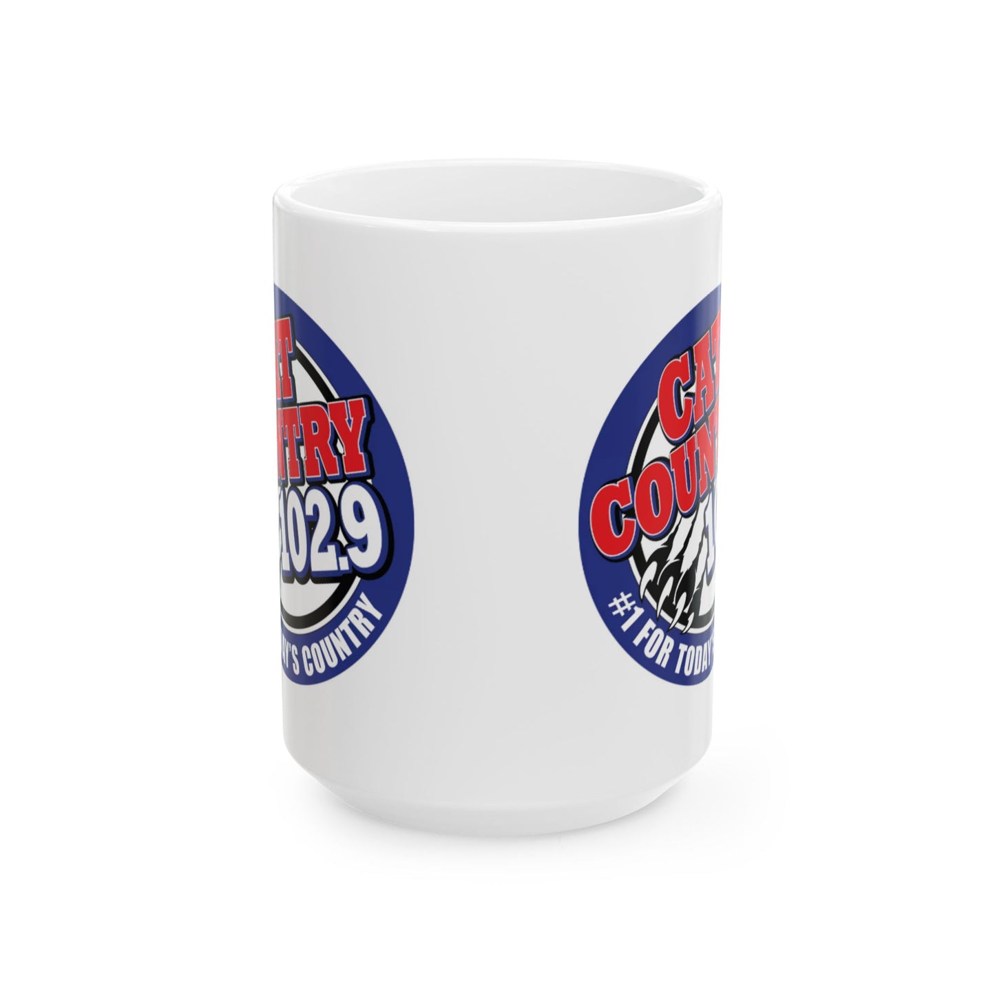 Cat Country 102.9 KCTR Ceramic Mug, (11oz, 15oz)