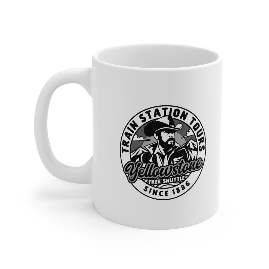 Yellowstone Train Station Tours Mug