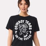 Graphic T Shirt - Cowboy Tears On The Rocks - 100% Cotton