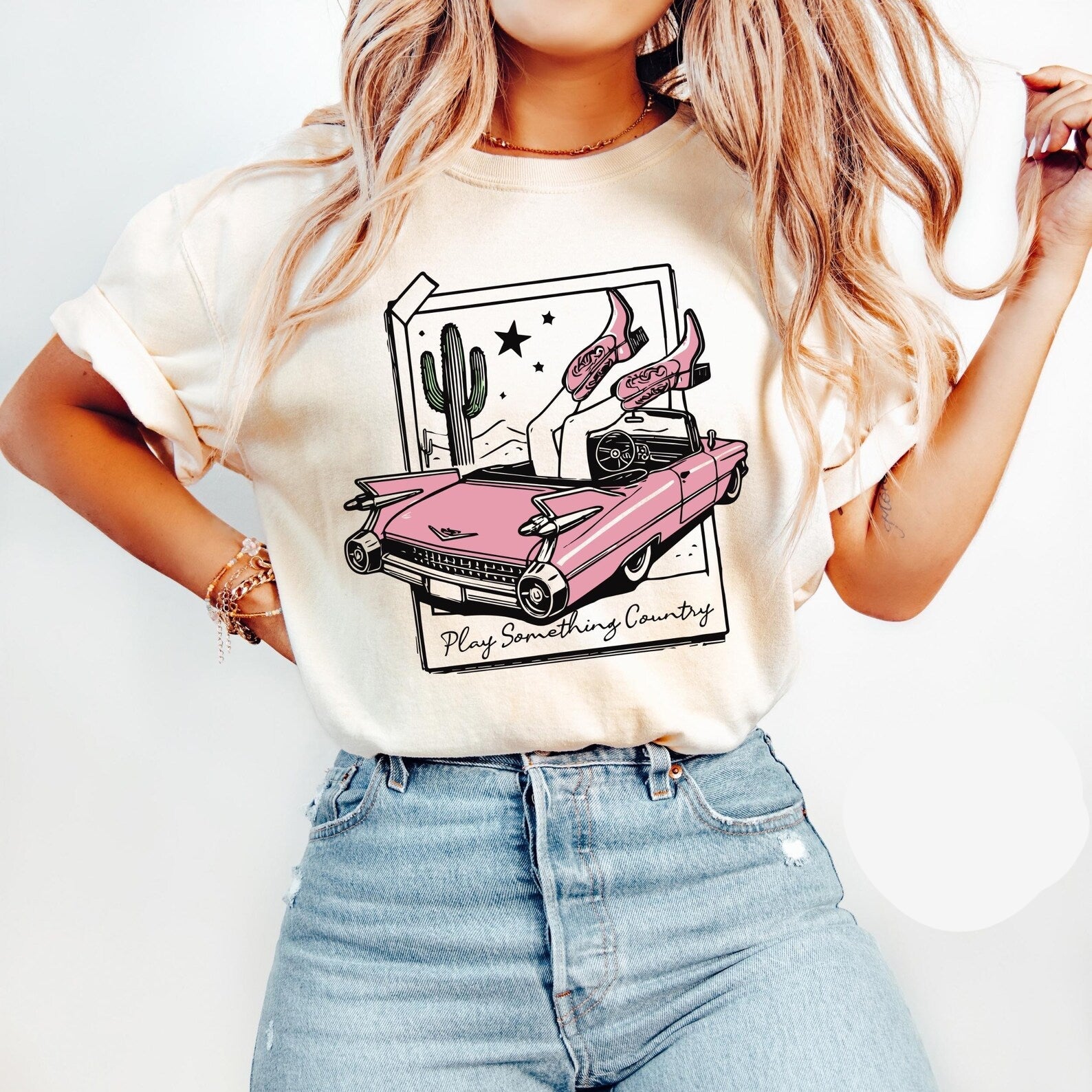 Play Something Country Graphic Tee – Unisex Crew Neck