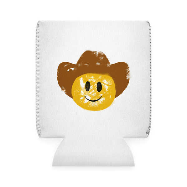 Cowboy Smiley Can Cooler