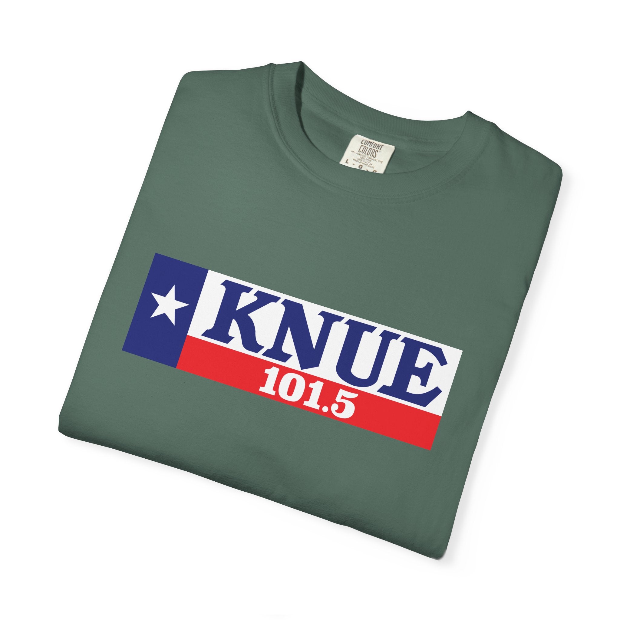 101.5 KNUE Unisex Garment-Dyed T-shirt