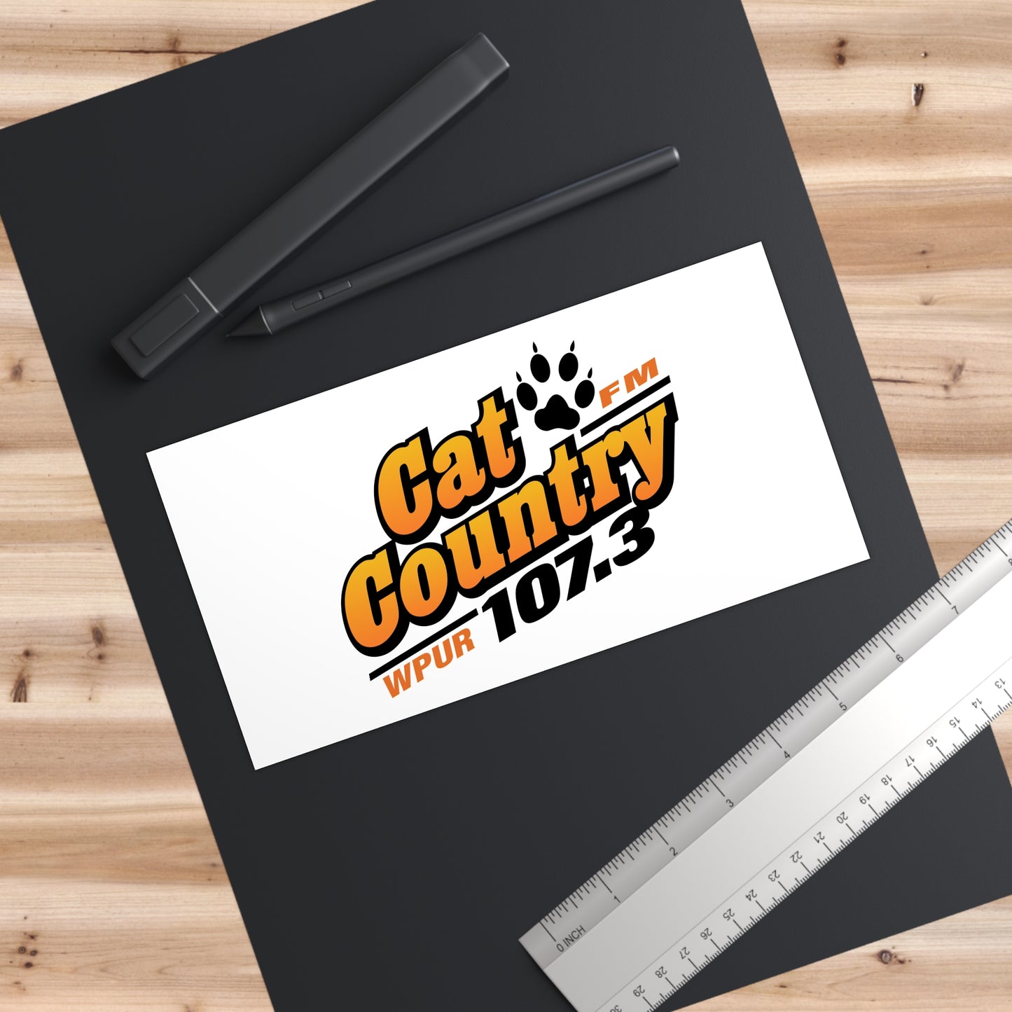 Cat Country 107.3 Bumper Stickers