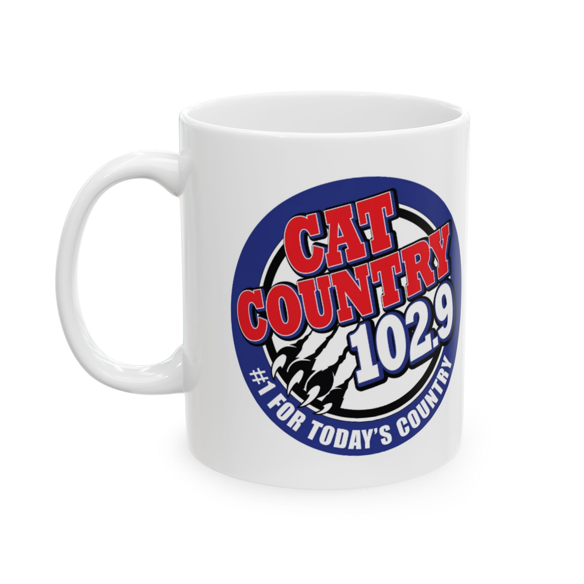 Cat Country 102.9 KCTR Ceramic Mug, (11oz, 15oz)