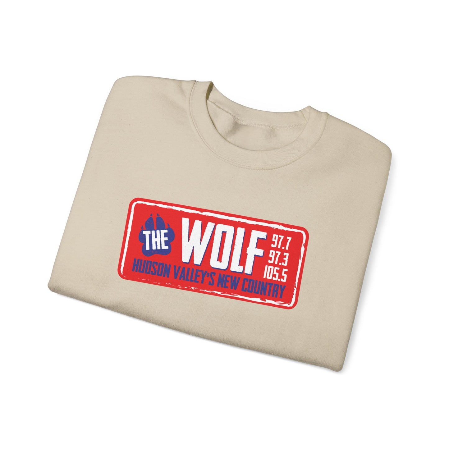 97.7/97.3 The Wolf Unisex Heavy Blend™ Crewneck Sweatshirt