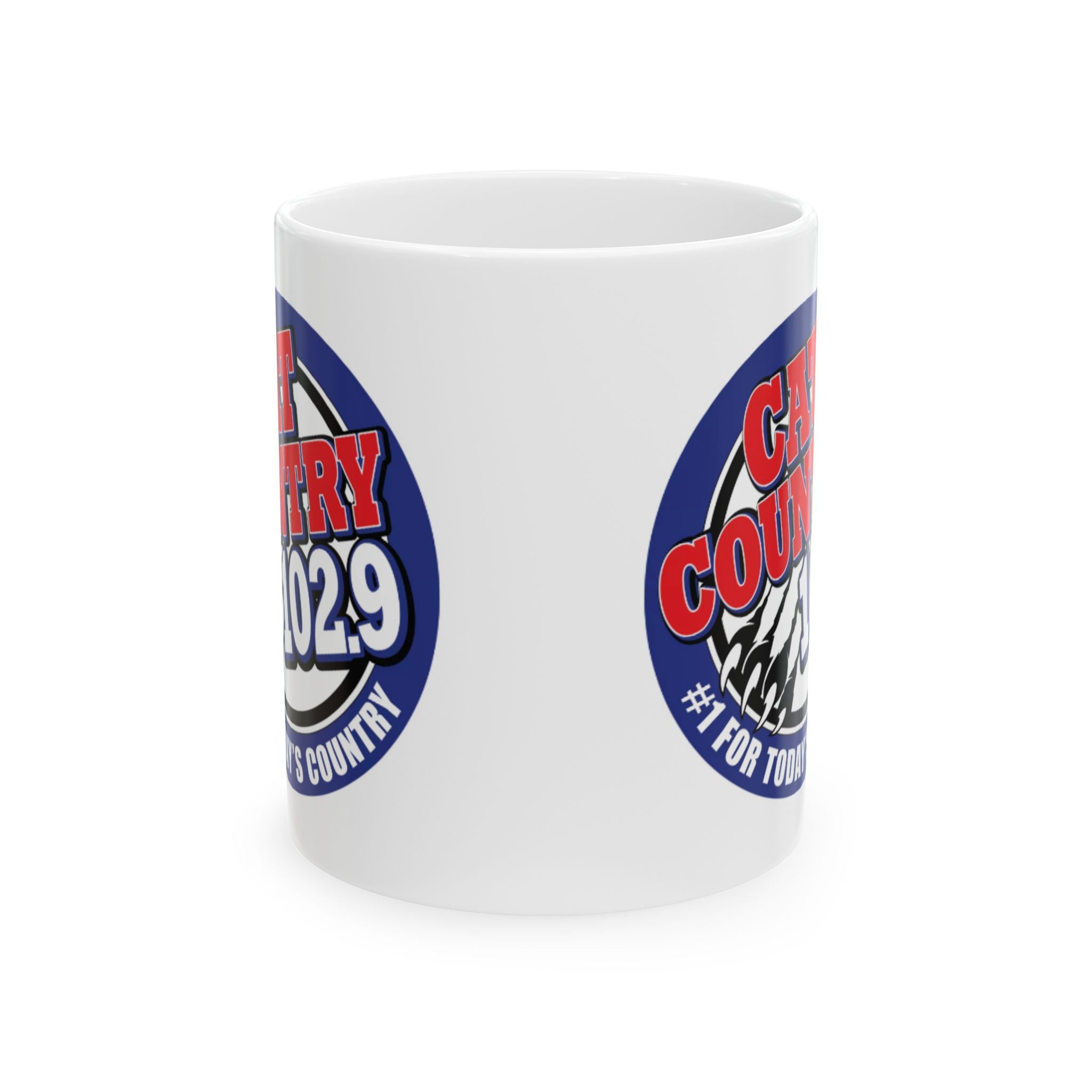 Cat Country 102.9 KCTR Ceramic Mug, (11oz, 15oz)