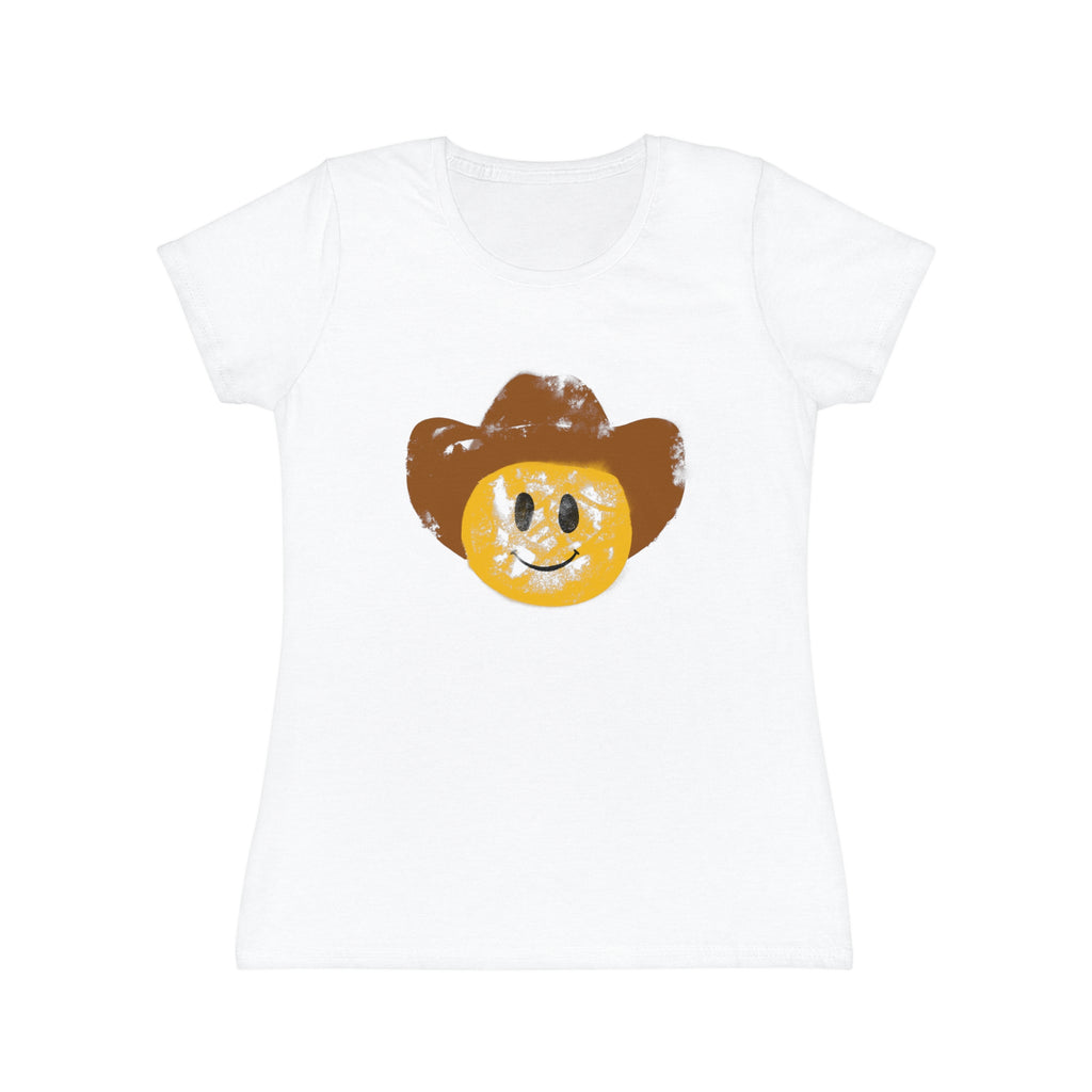 Cowboy Smiley T-Shirt Women's Fit