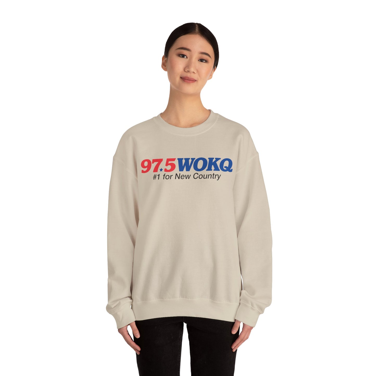 97.5 WOKQ Unisex Heavy Blend™ Crewneck Sweatshirt