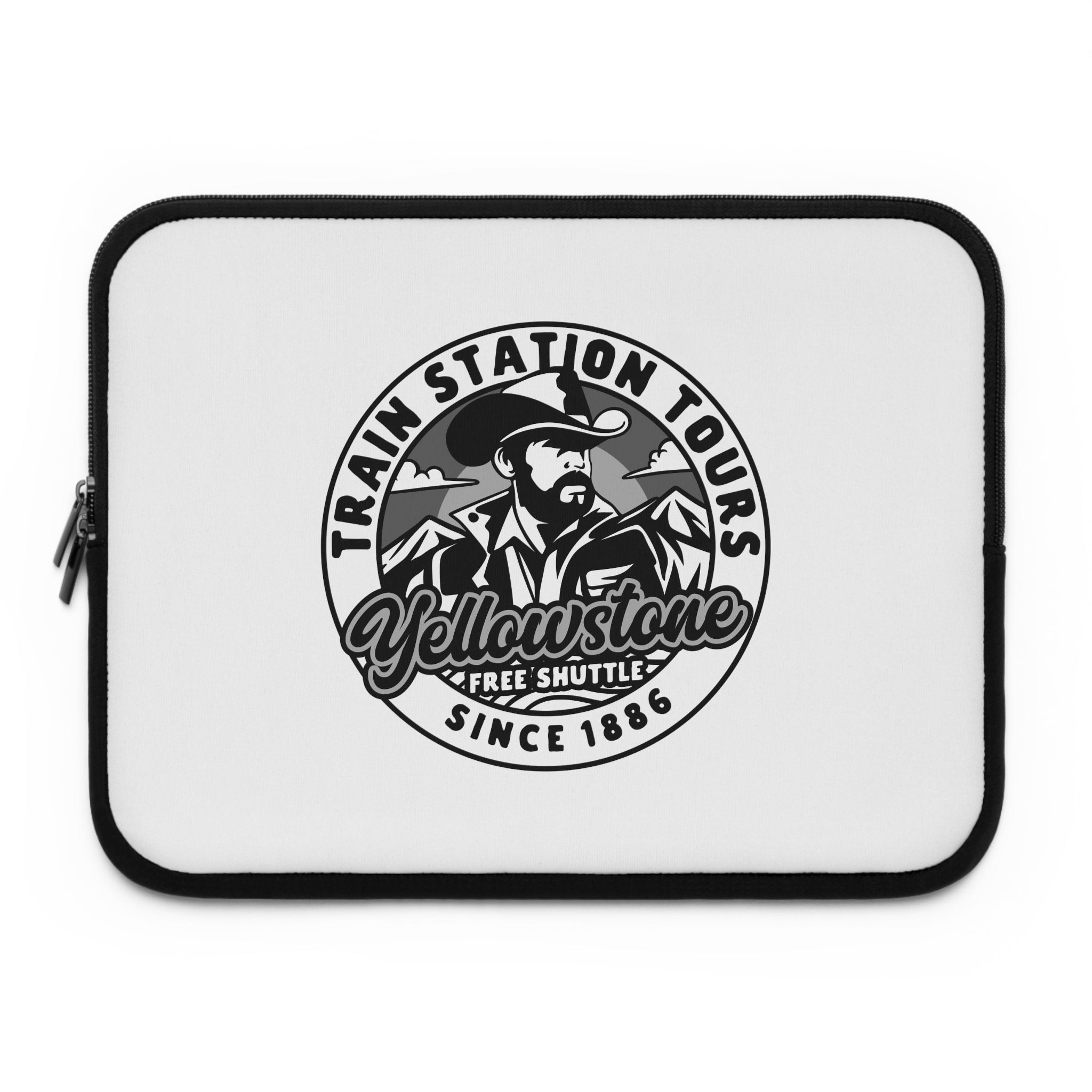 Yellowstone Train Station Tours Laptop Sleeve