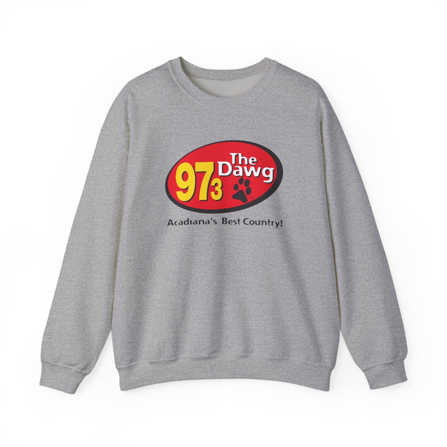 97.3 The Dawg Unisex Heavy Blend™ Crewneck Sweatshirt