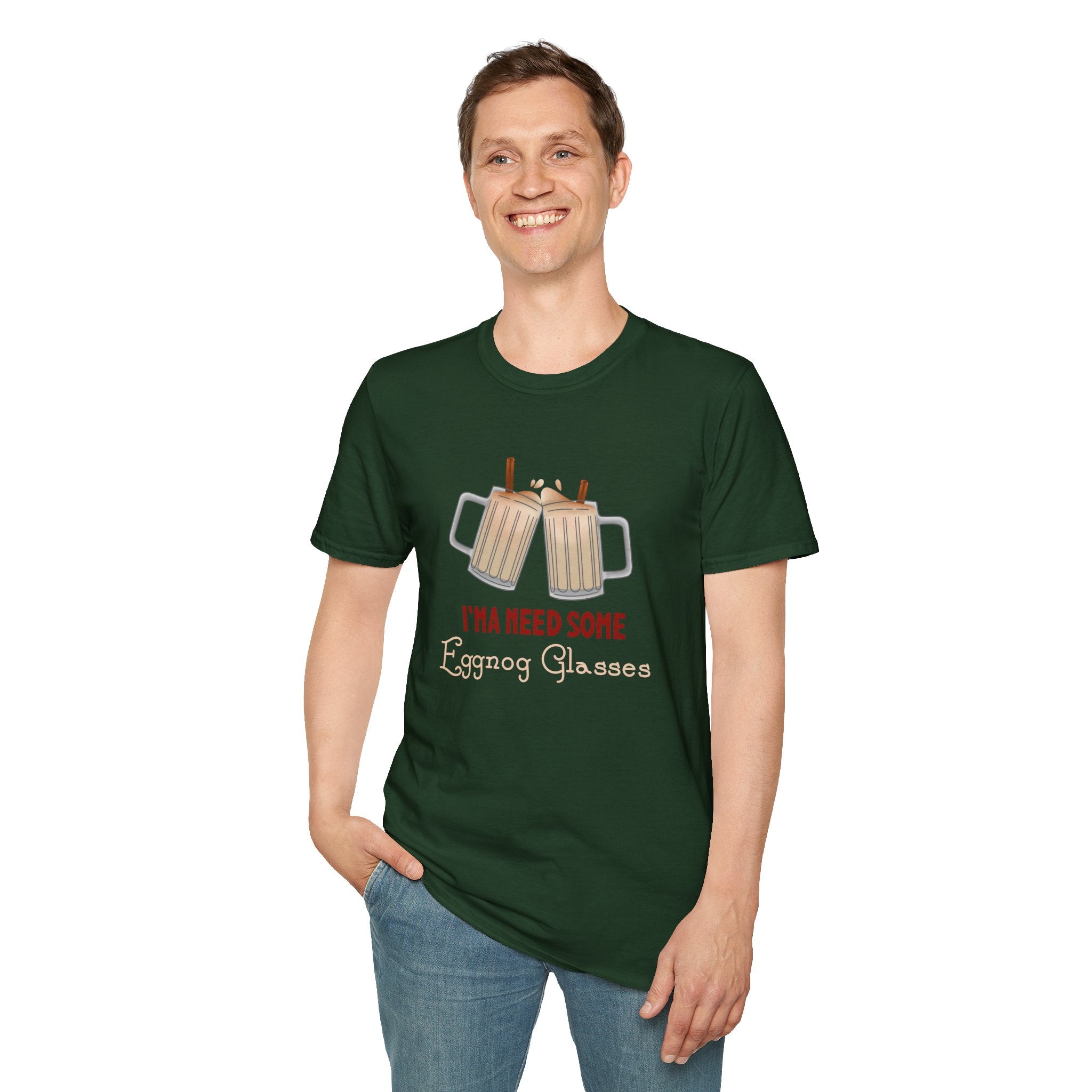 Eggnog Glasses T-Shirt