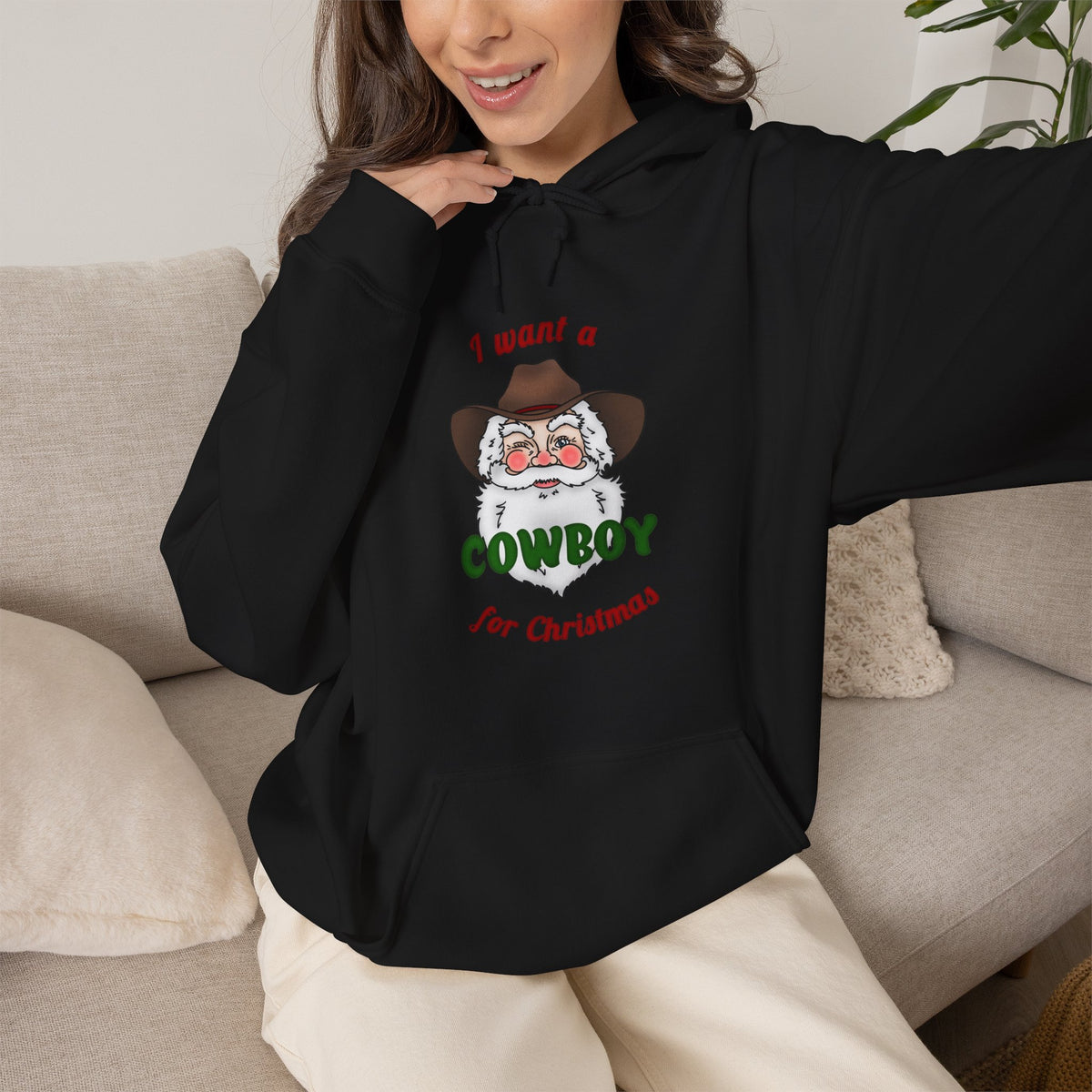 Cowboy Christmas Comfort Hoodie