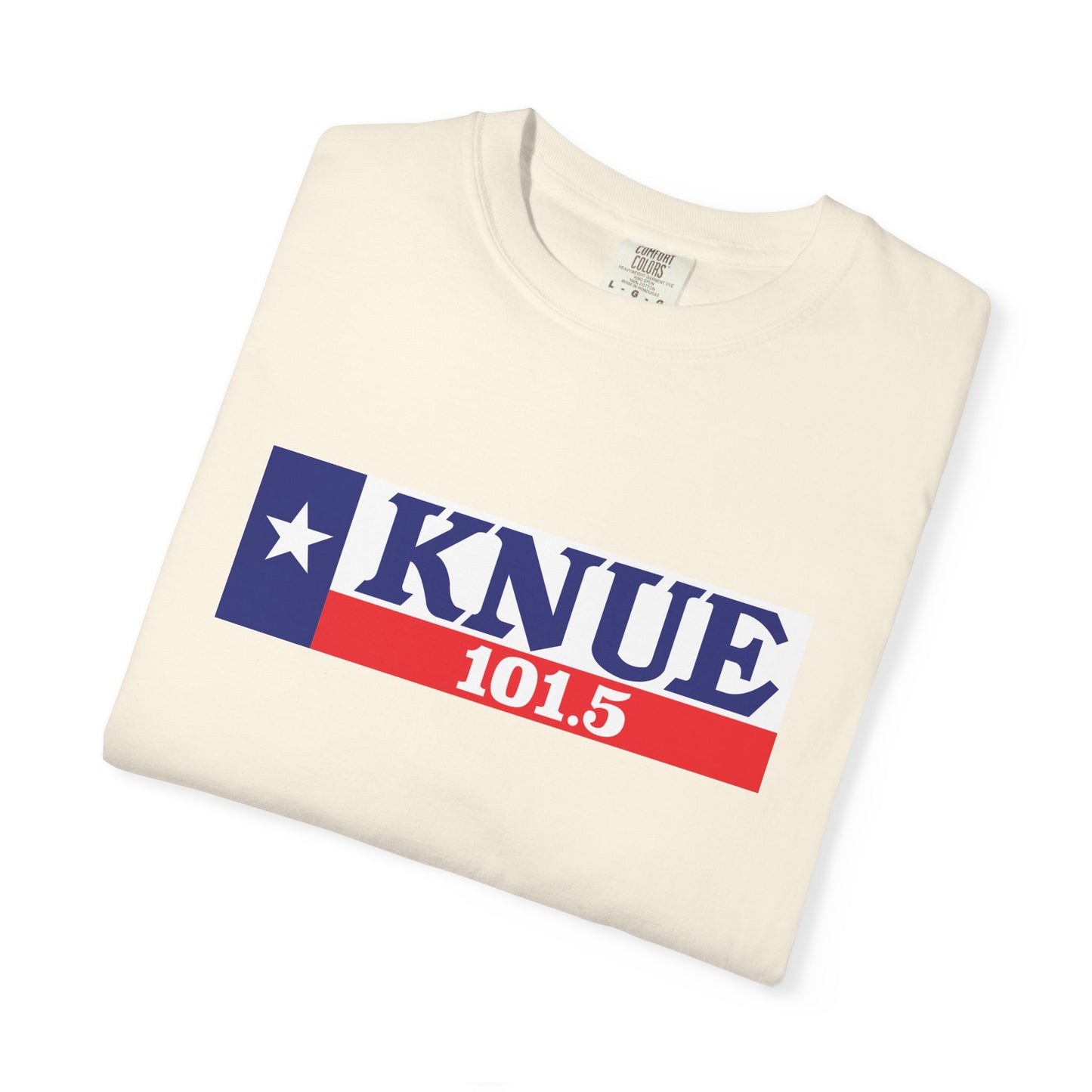 101.5 KNUE Unisex Garment-Dyed T-shirt