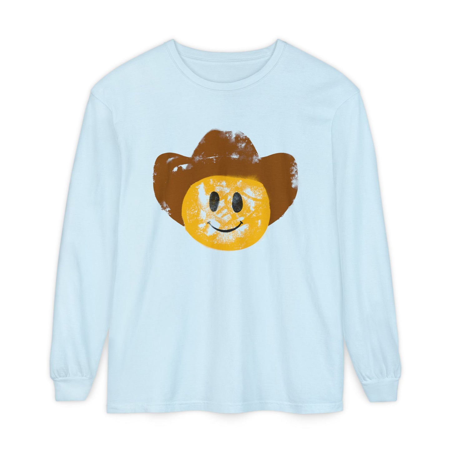 Cowboy SmileyLong Sleeve T-Shirt