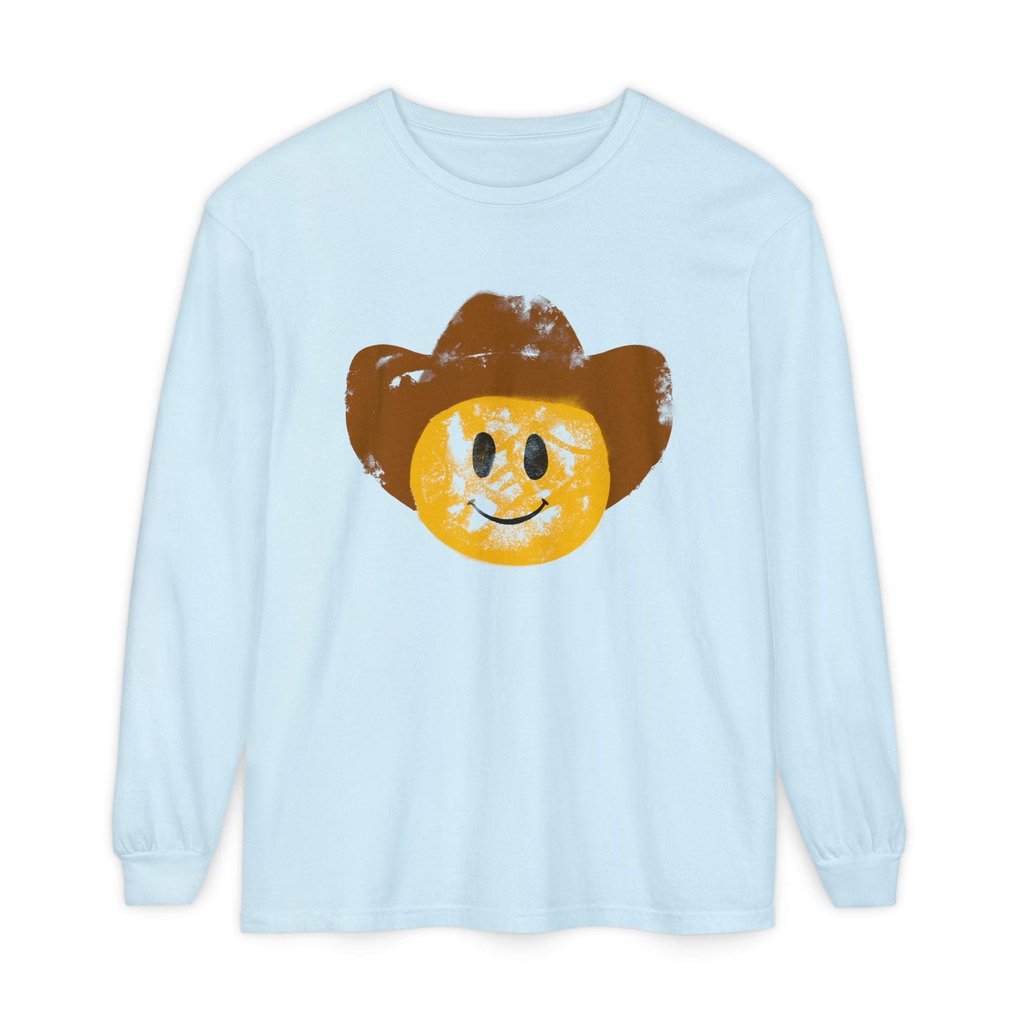 Cowboy SmileyLong Sleeve T-Shirt