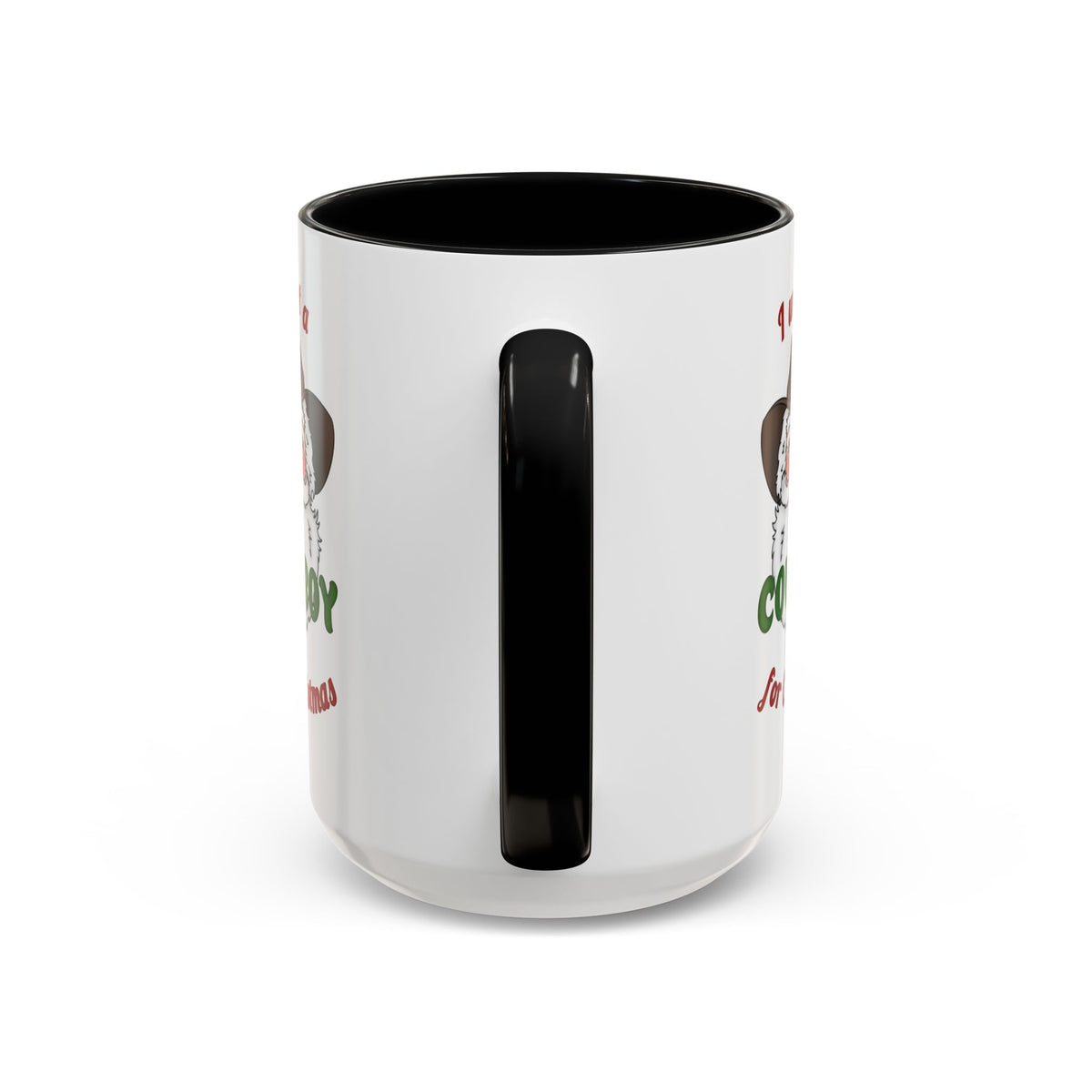 Cowboy for Christmas Accent Coffee Mug (11, 15oz)