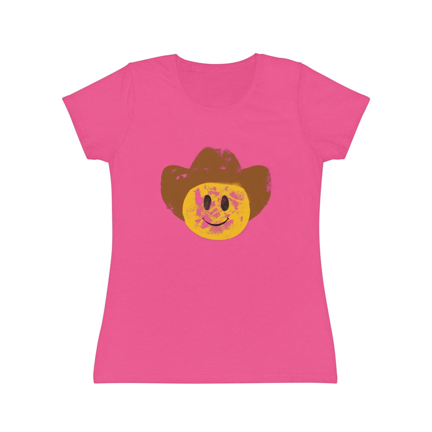 Cowboy Smiley T-Shirt Women's Fit
