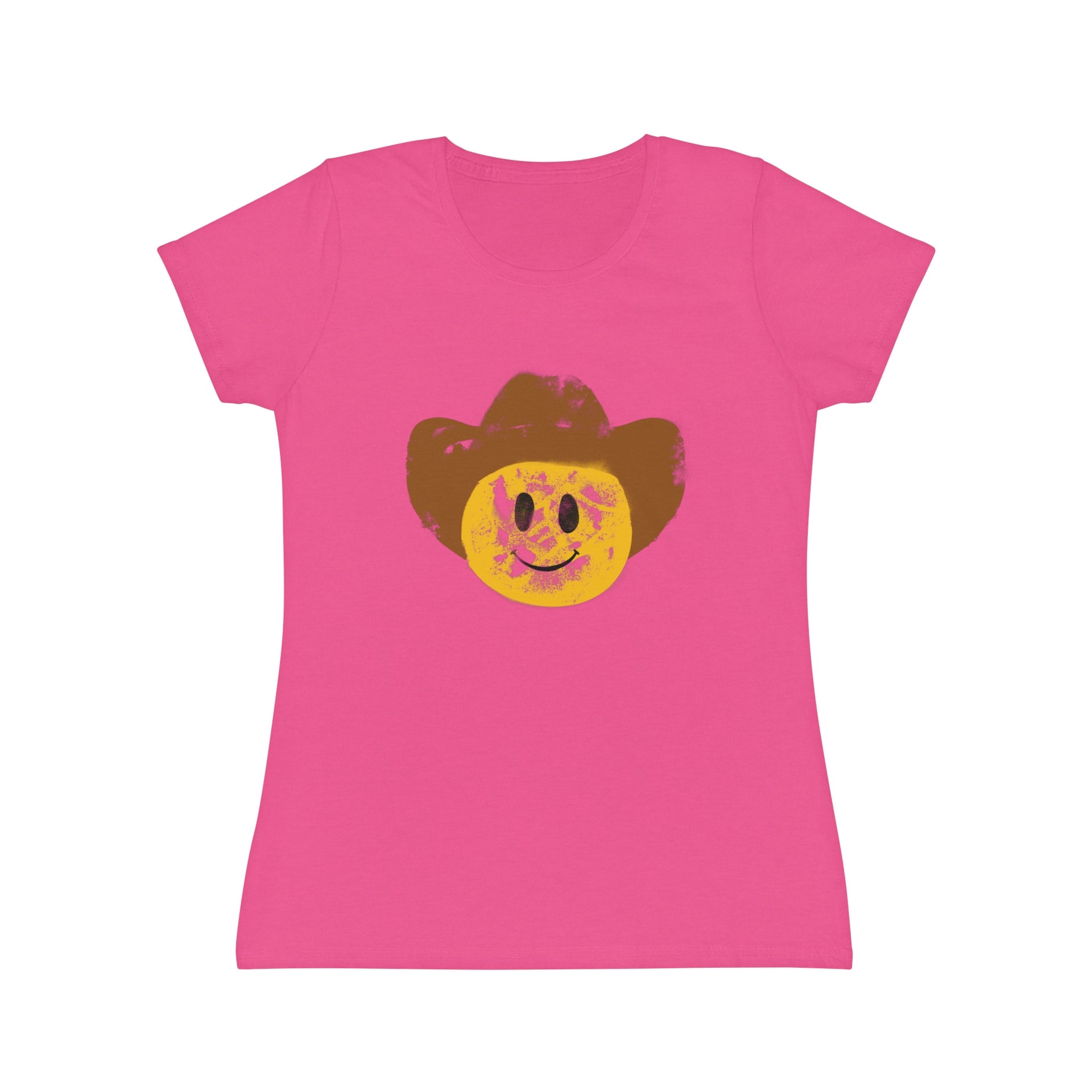 Cowboy Smiley T-Shirt Women's Fit