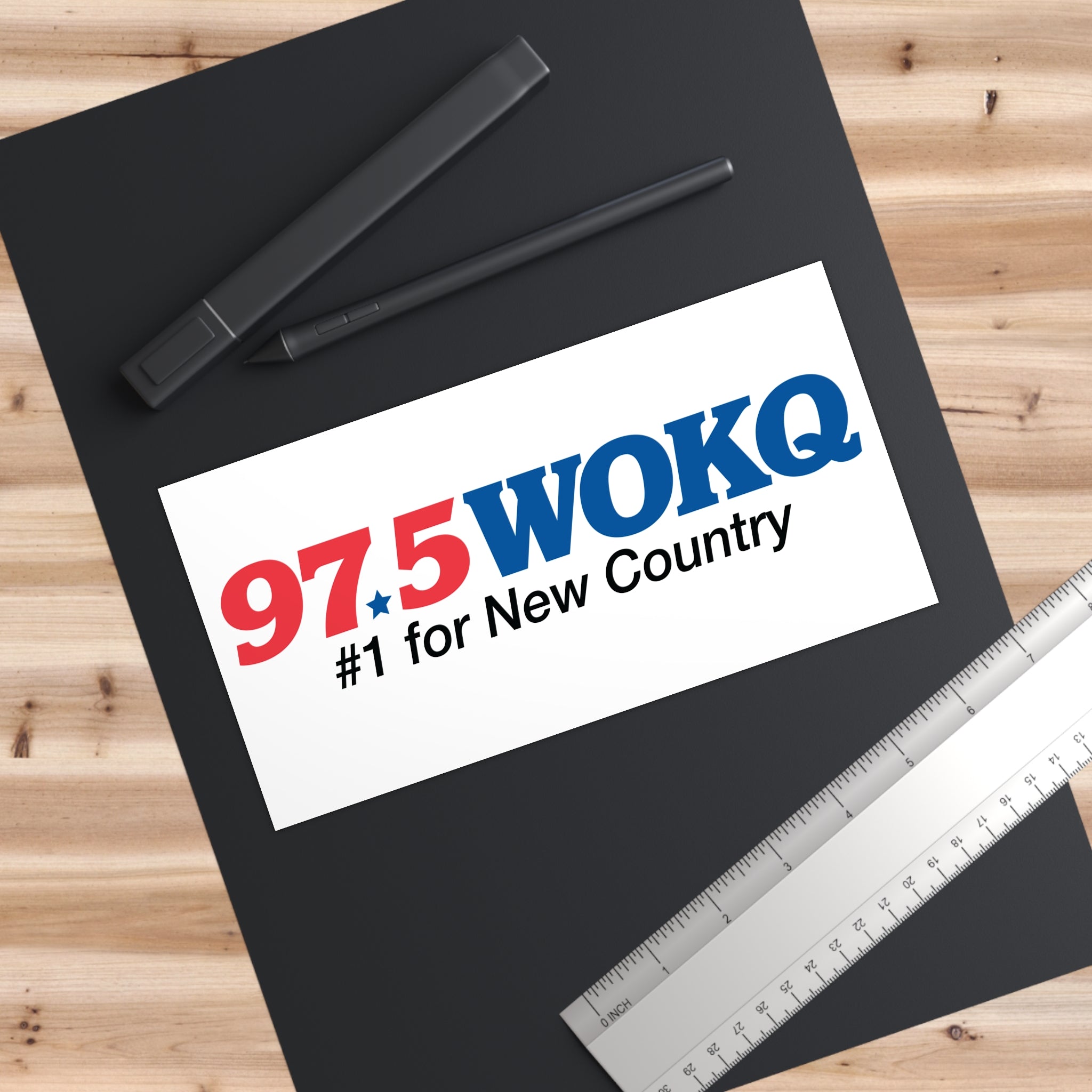 97.5 WOKQ Bumper Stickers