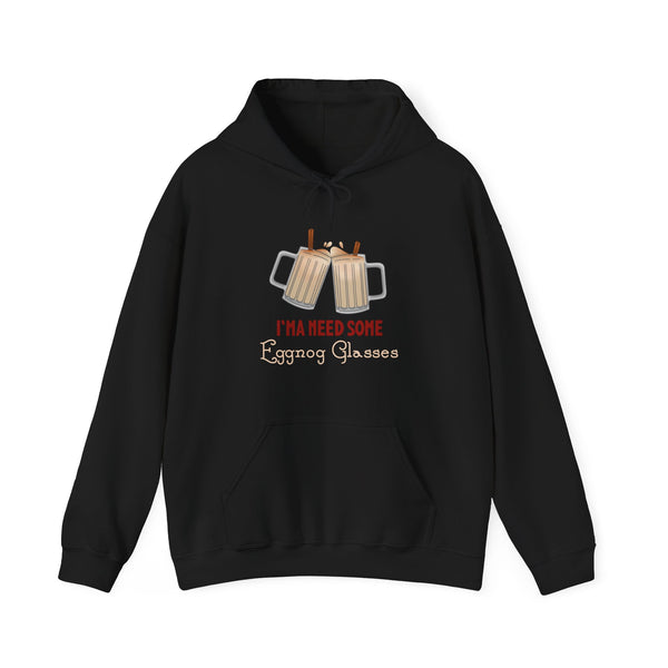 Eggnog Glasses Hoodie