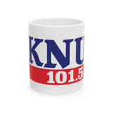 KNUE 101.5 Ceramic Mug, (11oz, 15oz)