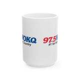 97.5 WOKQ Ceramic Mug, (11oz, 15oz)