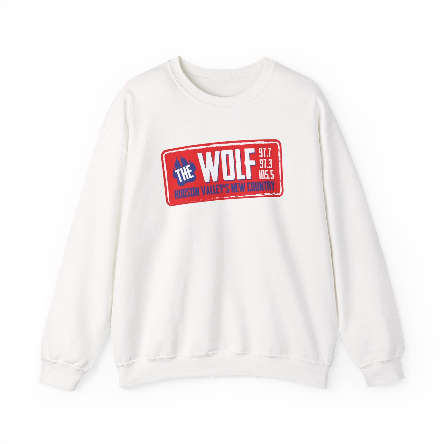 97.7/97.3 The Wolf Unisex Heavy Blend™ Crewneck Sweatshirt