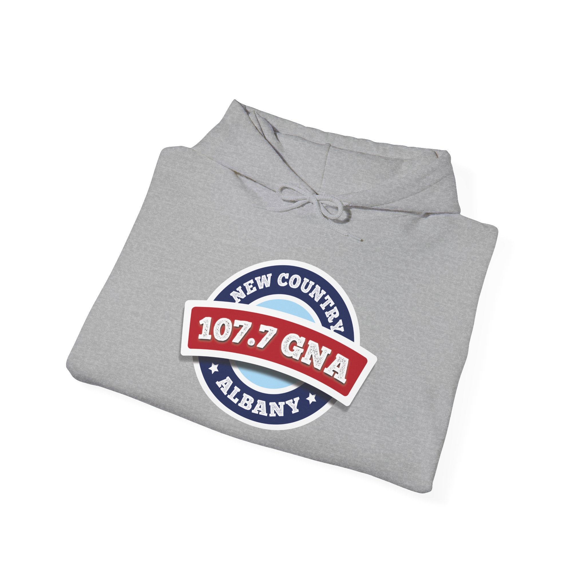 107.7 GNA New Country Unisex Heavy Blend™ Hooded Sweatshirt