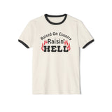 Raised on Country, Raisin’ Hell Ringer T-Shirt