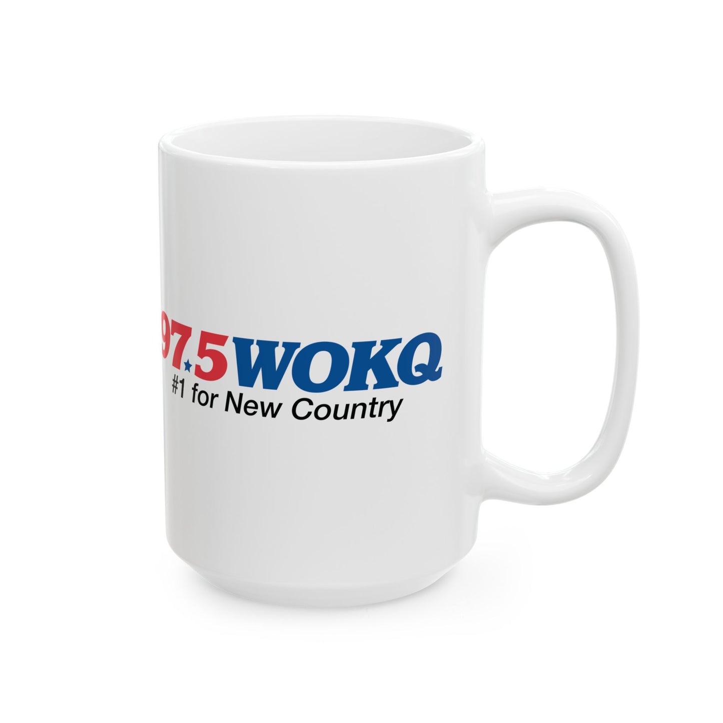 97.5 WOKQ Ceramic Mug, (11oz, 15oz)