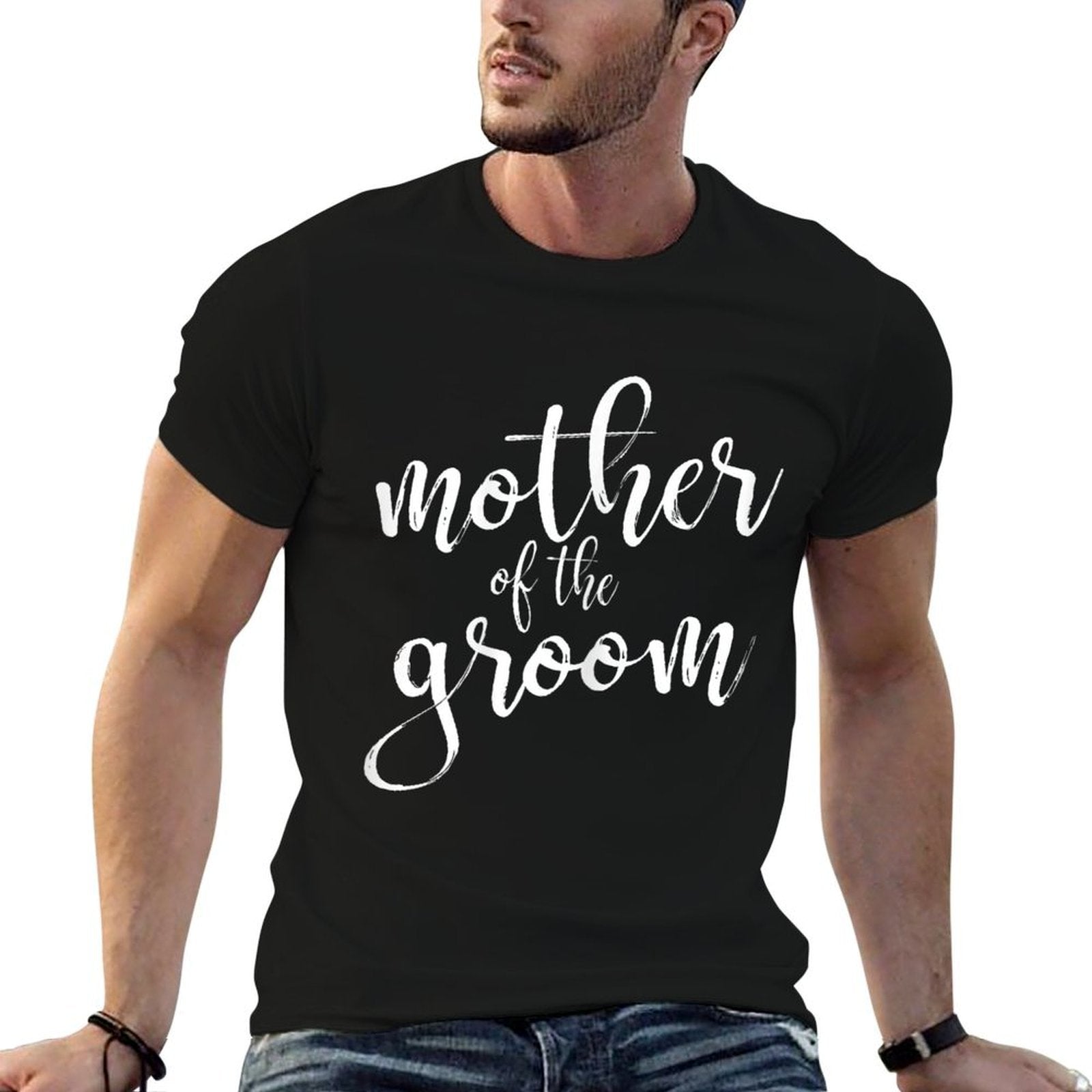 Mother of the Groom Matching Bridal Shower Stretchy Tee – Wedding