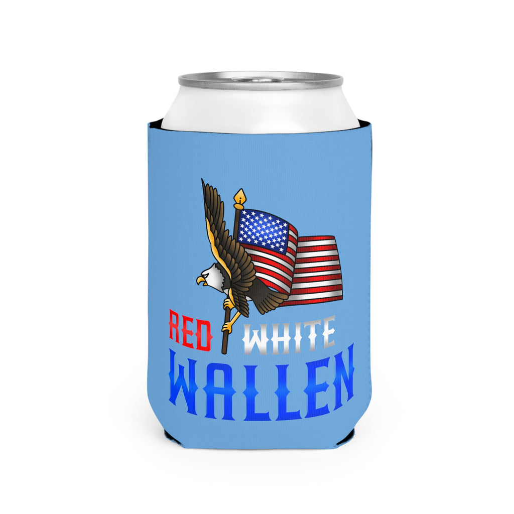 Red, White & Wallen Can Cooler Sleeve