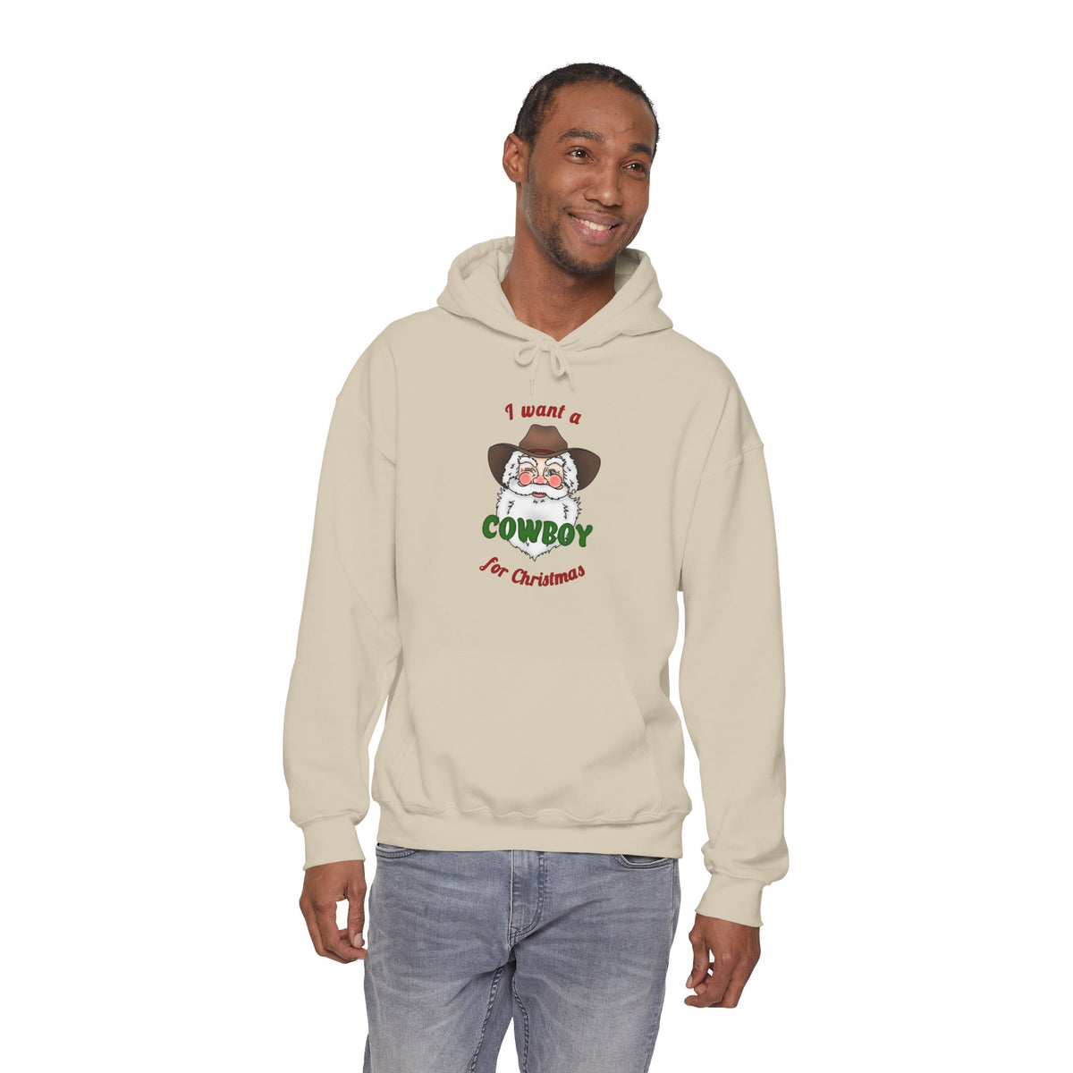Cowboy Christmas Comfort Hoodie