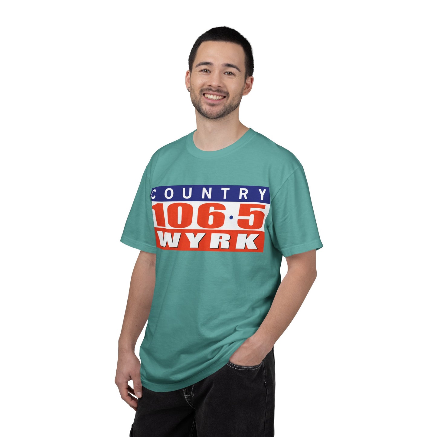 Country 106.5 WYRK Unisex Garment-Dyed T-shirt